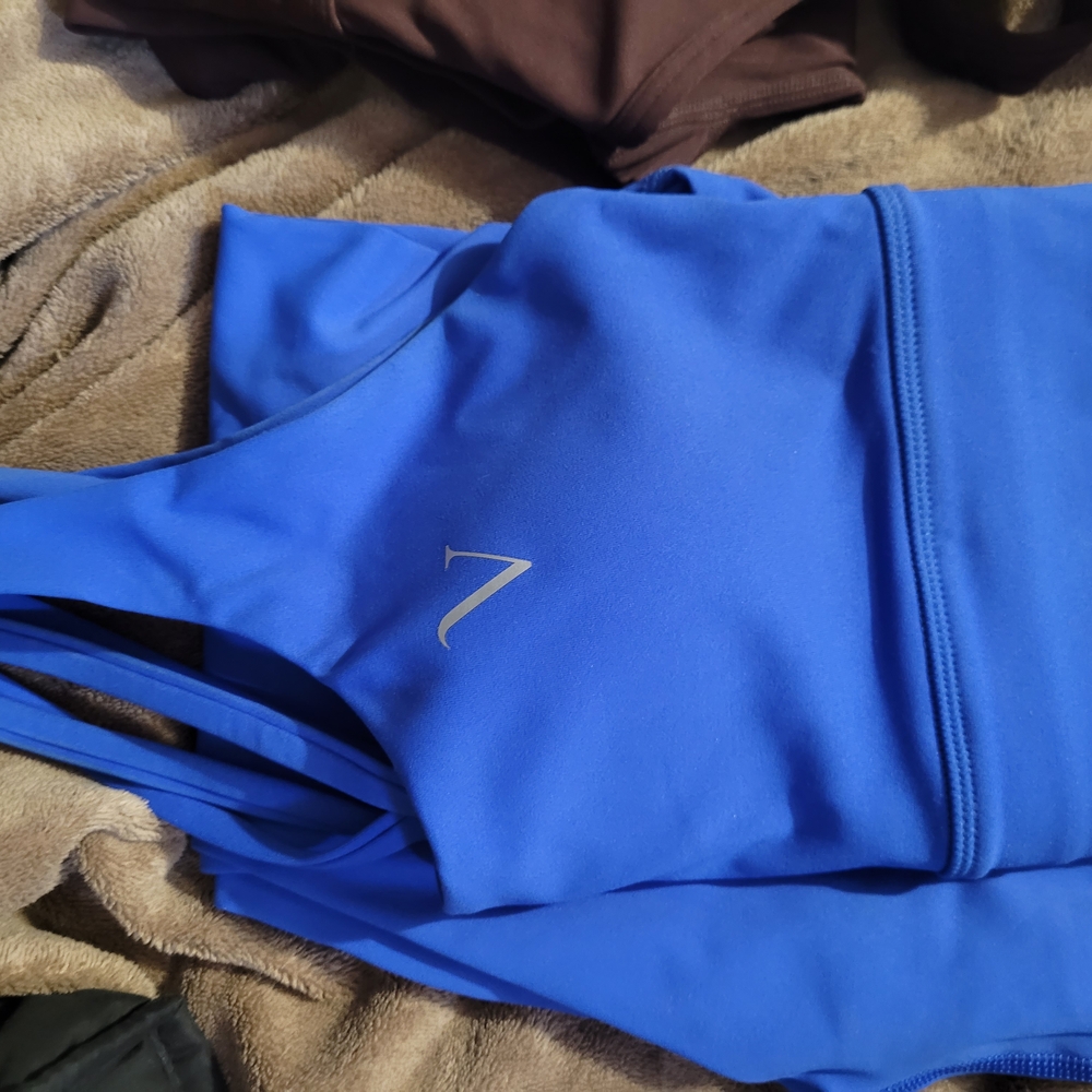 Electric Blue Athletic Tank Top By Vitae Apparel. M/6